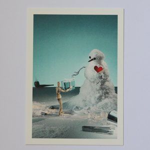 Tiffany & Co. Snowman Christmas Holiday Greeting Card Limited Edition